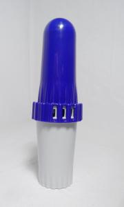 Plovoucí dávkovač chemie mini spa - modrý - Kliknutím zobrazíte detail obrázku.